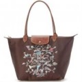 Longchamp soldes sortie Sacs A Main Pliage Arbre De Vie Chocolat